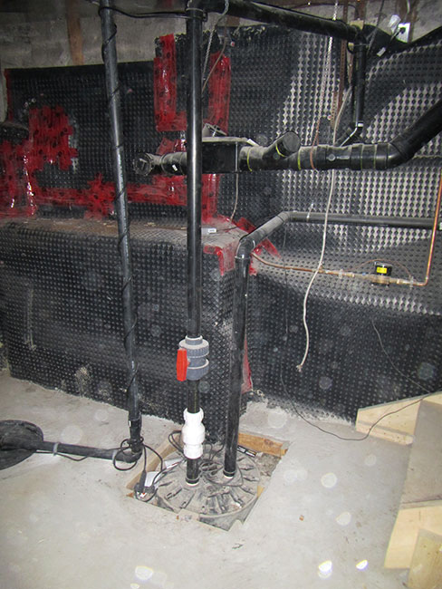 sump pump waterproofing