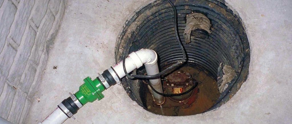 sump pump open