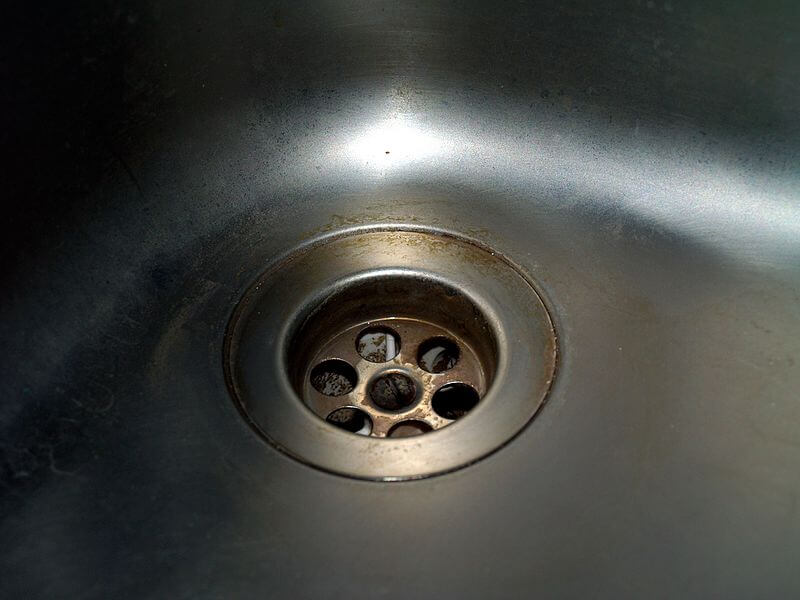 kitchen sink drain backing up