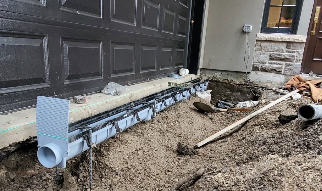 Garage floor drain clearance clogged