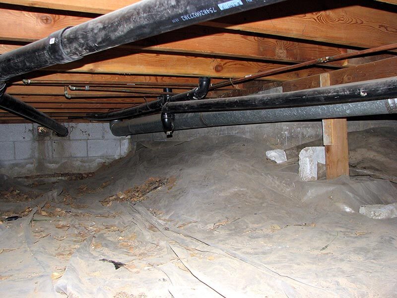 Water in crawlspace