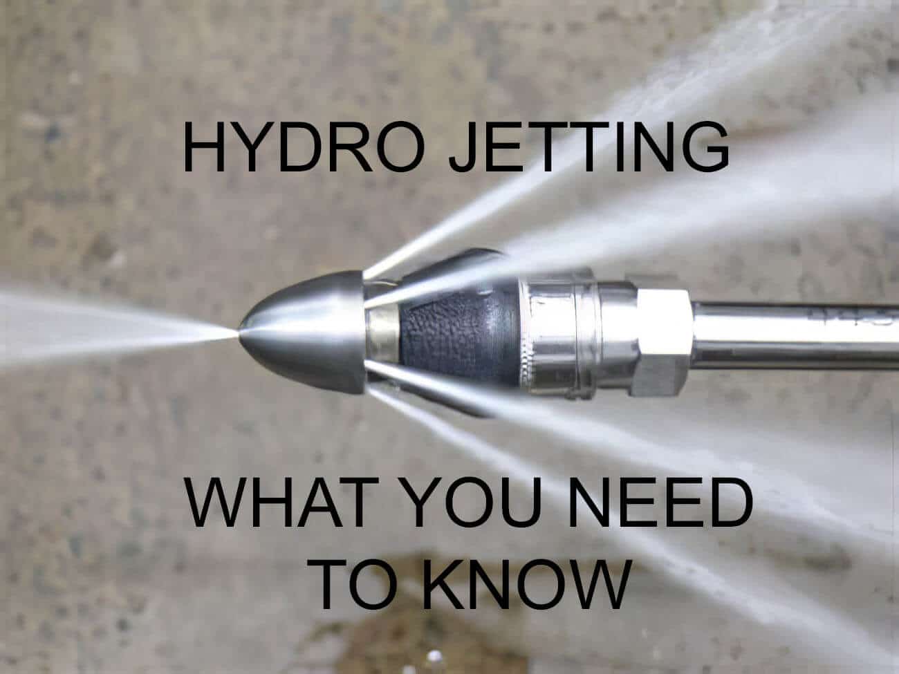 hydro jet blasting water in demonstration
