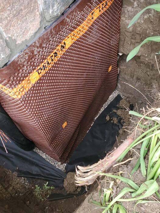 waterproofed basement that was leaking from the corner in Toronto