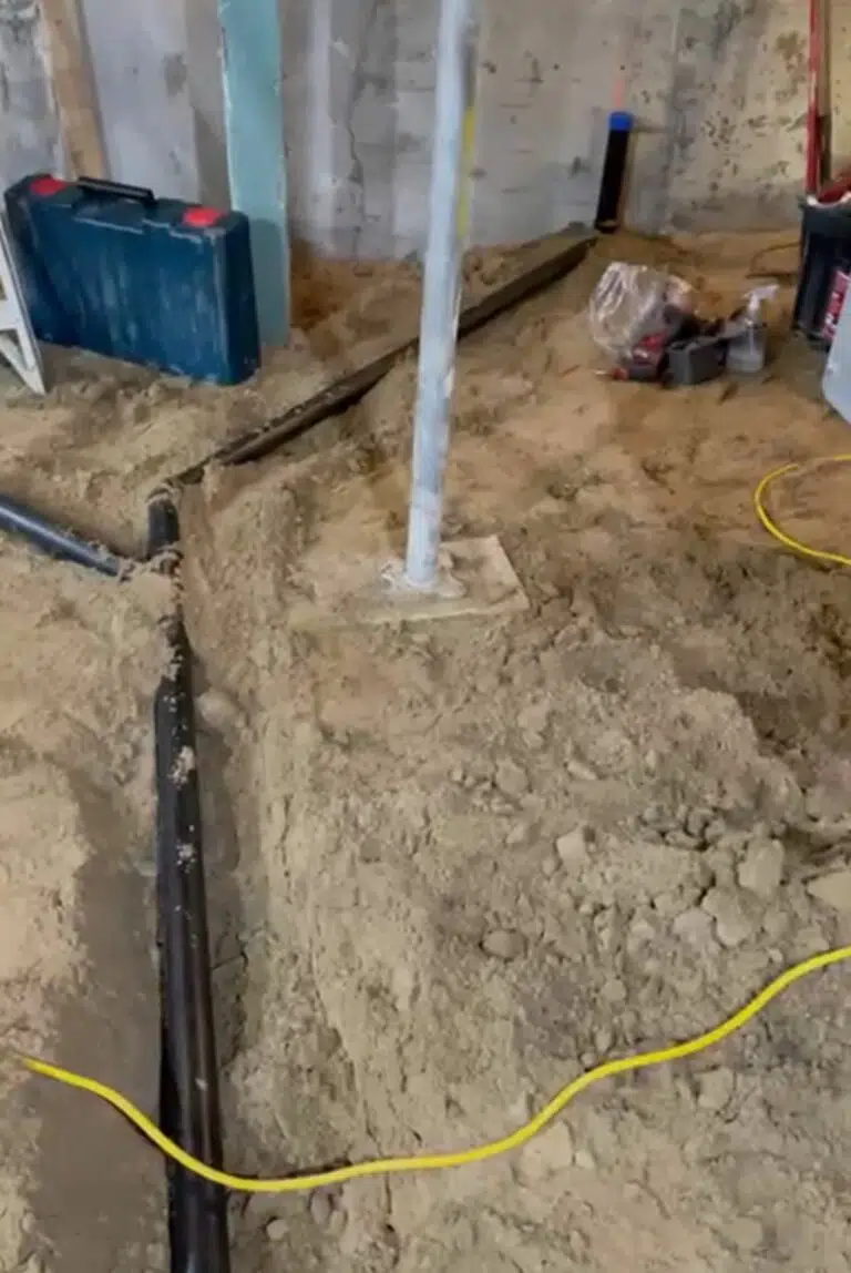 Roughing-in plumbing in Markham