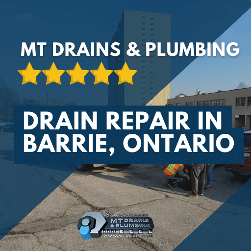 drain repair in Barrie Ontario
