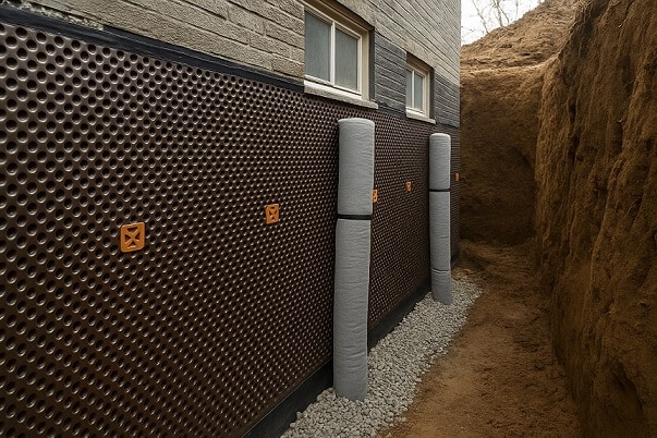 Interior vs exterior waterproof basement