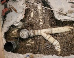 drain-excavated-in-basement