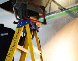 drain-snake-on-ladder-in-vaughan drain-snake-on-ladder-in-vaughan